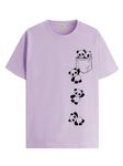 ADRO Tshirt for Men | Printed T shirt for men | 100% Cotton T-shirt |Printed T shirt | T-shirts | RN24-POC-PU-3XL Purple