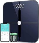 Scales for body weight, BAIFROS Smart Digital Bathroom Weighing Scales with ITO Coating Technology - Smart APP Fit Tracker Scales for Fitness ST/LB/KG