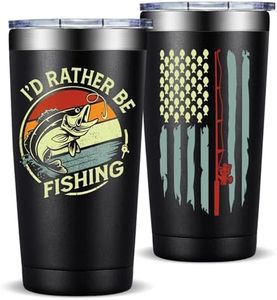 Fufandi Fishing Gifts For Men - Gifts for Fisherman - Birthday Fathers Day Gift for Dad, Men, Husband, Him - Tumbler Cup 20oz