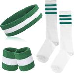 ONUPGO 5 Pieces Sweatbands Socks Se