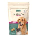 Hip & Joint Supplement for Dogs & Cats, Contains Glucosamine, Chondroitin and MSM to Maintain Healthy Joint Cartilage and Tissues, Made by NaturVet, 120 Count (Pack of 1)