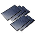 uxcell 5Pcs 6V 60mA Poly Mini Solar Cell Panel Module DIY for Light Toys Charger 72mm x 45mm