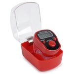 Aim Emporium Manual Digital Hand Tally Counter/Finger Counter with Led Light Color Red