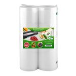 SurpOxyLoc 2 Pack 11x50 Vacuum Sealer Bags Rolls for Food Saver,Seal a Meal,Plus Other Machine,BPA Free,Heavy Duty,Great for Sous Vide Cooking