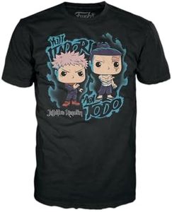 Funko Pop! Boxed Tee: Jujutsu Kaisen - Yuji Itadori & Aoi Todo - XS Silver
