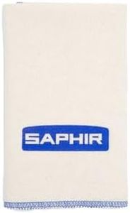 SAPHIR 3 Pieces Polishing Cloths, White, Medium