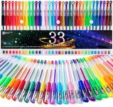 TANMIT Gel Pens, 33 Color Gel Pen F