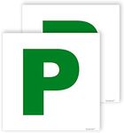 Pack of 2 P Plates Stickers Self Ad