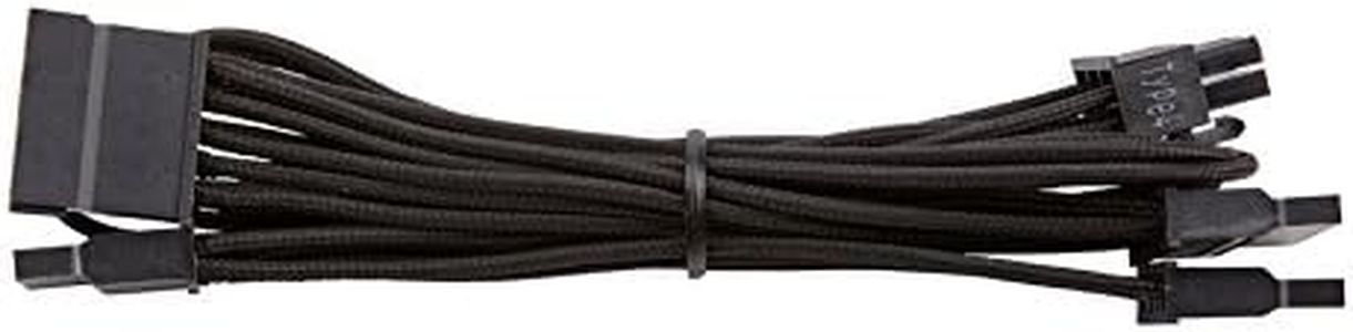 Corsair CP-8920186 Premium Individually Sleeved SATA Cable, Black PSUs 29.5 inches