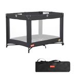 Dream On Me FP Play All Day Play yard in Rainbow Black