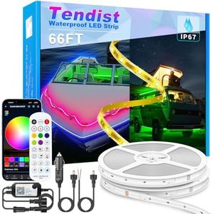 Boat Led Light 66FT, 12V RGB Waterproof Pontoon Boat Lights Exterior
