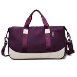 FURN ASPIRE cotton blend 22 Cms Gym Bag(Cross Body Gym Bag-V_Purple)