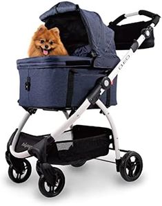 Cleo Multifunction Pet Stroller & Car Seat Travel System in Blue Jeans