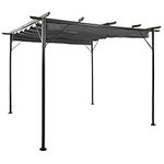 vidaXL Pergola with Retractable Roo