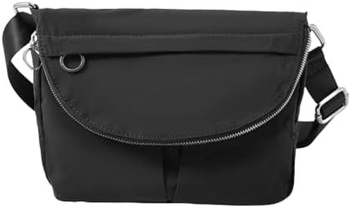 VAKAER Crossbody Purse for Women, 5L Casual Festival Bag With Adjustable Strap Women's Shoulder Handbags for Travel Workout, Black