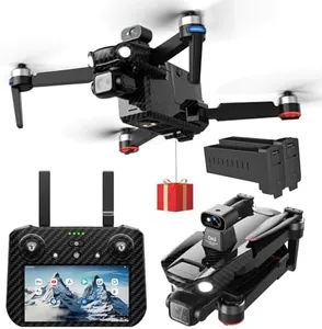 50%CODE Bingchat Upgraded Professional Drones with Camera for Adults 4K HD, Anti-shake 3 Axis Gimbal, 360° Obstacle Avoidance, Payload Release, Tablet Touch Screen Controller, Up to 5 Miles Range, 84 Minutes Long Battery, Time-lapse, Follow Me, Rainproof, GPS Safe Height Auto Return