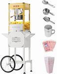 ROVSUN Popcorn Machine with Cart &
