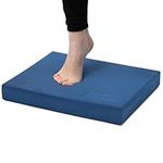 StrongTek Professional Foam Exercise Balance Pad - 15.8" x 13" x 2", High-Density TPE Foam Knee Pad, Non-Slip & Water-Resistant, for Balance Training, Physical Therapy, Yoga, and More (Blue)