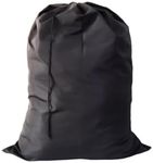 YETHAN Extra Large Laundry Bag, Black Bags with Drawstring Closure, 30"x40", for College, Dorm and Apartment dwellers.