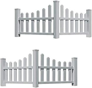 New England Country Corner Picket Fences, 2 Corners