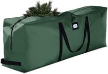 Premium Jumbo Christmas Tree Storage Bag - Fits Up to 9 FT. Tall Artificial Christmas Trees, Durable Handles, Sleek Dual Zipper & Card Slot - Xmas Bag Made of Tear Proof 600D Oxford - 5 Year Warranty