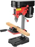 Bench Drill Press Pillar Drill, Industrial Mini Drill Workbench Repair Tool Press Stand with Solid Cast Iron Base, Max Drilling Depth 50mm, 620, 920, 1280, 1750, 2620 RPM 350W 5 Speed Plug 220V