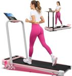 WELLFIT Foldable Treadmill with Incline, 350 LBS Capacity Walking Pad with Handle Bar, Portable Walking Pad Treadmills for Home, Under Desk Treadmill with App & Remote Control, Wide Belt, LED Display