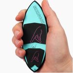 Skimdeck Fingerboard Floating Surf Skim Board for Fingers (Blue/Black)