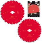 Freud PRO 2 Piece 250mm Circular Saw Blade Set 250mm Assorted Teeth 30mm