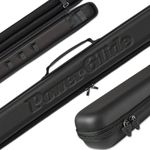 PowerGlide Snooker Pool or Billiard Cue Case | Svartur | Modern Design Soft Touch EVA | Handle & Shoulder Strap | Protective Foam Interior | Accessory Pockets | To Fit 2-Piece 50/50 Joint Cue