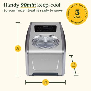 Cuisinart FreezeEase Pro Ice Cream Maker – Automatic Frozen Dessert Machine