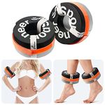 Foam Swim Aquatic Cuffs Equipment: Sportneer Water Aerobics Float Ring Pool Exercise Weights Fitness Workout Set Water Ankle Weights Arm Belts for Swimming Fitness Training Grey