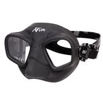 IST MP-208 ATUM Frameless Dive Mask | Low-Volume Scuba Mask for Spearfishing and Freediving (Black)