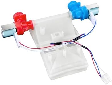 Upgrade W11101906 W11210463 Washer Water Inlet Valve by Techecook - Compatible for Whirlpool Amana Maytag Crosley Inglis Roper Washing machine - Replaces W10869803 W10701461 W10883458 AP6329219