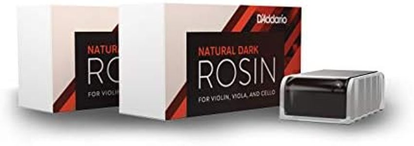 D'Addario Violin Rosin - Cello Rosin - Natural Rosin Violin, Light, Two Pack