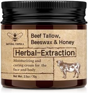 Generic Whipped Beef Tallow for Skin Moisturizer | Beeswax and Honey Natural | 100% Grass Fed | Tallow for Face and Body, Handmade (2.5 fl. oz)