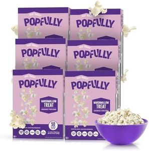 POPFULLY Fully Pops Marshmallow Treat Popcorn, 2.75oz Sharing Bags, 3-Pack, Sweet Flavor, Big Pop, Micro Popcorn Bags