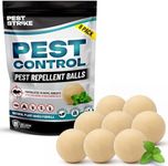 Rodent Repellent Balls – Peppermint Mice & Rat Deterrent for Indoor & Outdoor Use – Mouse Repellent for Home, RV, Garage, Car, Attic & Barns – Easy to Use, Mess-Free, Extended Protection (8 Pack)