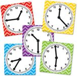 Teacher Created Resources Clocks Set of 5