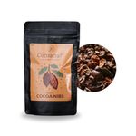 Cocoacraft Roasted Cacao Nibs No Preservatives, Artificial Flavouring & Hydrogenated Oils | 100% Natural| Handmade Artisanal Couverture from Kerala | Used for baking and decoration (130g)