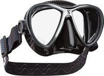 SCUBAPRO Synergy Twin Diving Mask with Comfort Strap (Clear/Blue)