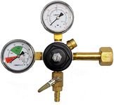 Taprite Co2 Primary Beer Regulator 3741-BR New Draft Wine Soda - Dual High Pressure Gauge