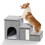 Colewin Dog Stairs for Small Dogs,N