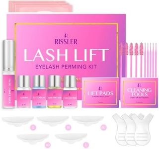 Kit d’extensions de Cils, Rissler Lash lift Kit, Kit Rehaussement Cils, Semi-Permanent Curling, Eyelash Perming, Adapter aux Browlift, Kit Idéal pour les Salons (Essentiel)