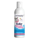 Comfy Cheeks Tear Free Organic Baby Body Wash And Shampoo with Ayurvedic Herbs | Dermatologist Tested | Hypoallergenic & pH Balanced | Free From Toxins | Age 0 to 10 yrs | 100ml | (Pack of 1)