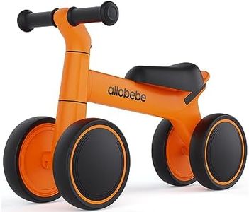 allobebe Baby Walker, Balance Bike 1 Year Old, Toddler Bike for 12-36 Months Boys Girls, 4 Silence Wheels & Soft Seat, Ride On Toys for Boys and Girls, Baby 1 Year Old Birthday Gifts