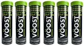 VOOST Isotonic Sport Fast Hydration Lemon + Lime Effervescent Tablets 60 Pack (6x10)