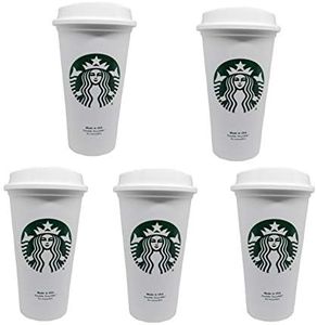 Starbucks Tazza da viaggio riutilizzabile per andare tazza da caffè (Grande 473,6 g) confezione da 5