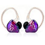 YINYOO Easy KZ ZST Colorful Hybrid Banlance Armature with Dynamic in-Ear Earphone 1BA+1DD HiFi Headset KZ in Ear Monitors Headphones Wired Earbuds IEM Earphones Gaming Earbuds (Colorful ZST Nomic)
