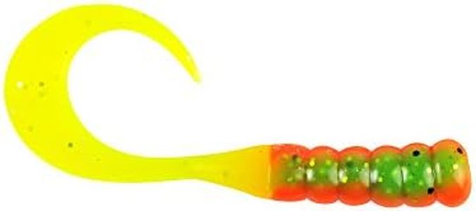 Berkley PowerBait Ribbontail Grubs,Firetiger,3" (15 Count)